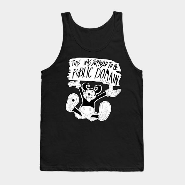 Public Domain mouse Tank Top by LuizFerrarezzi